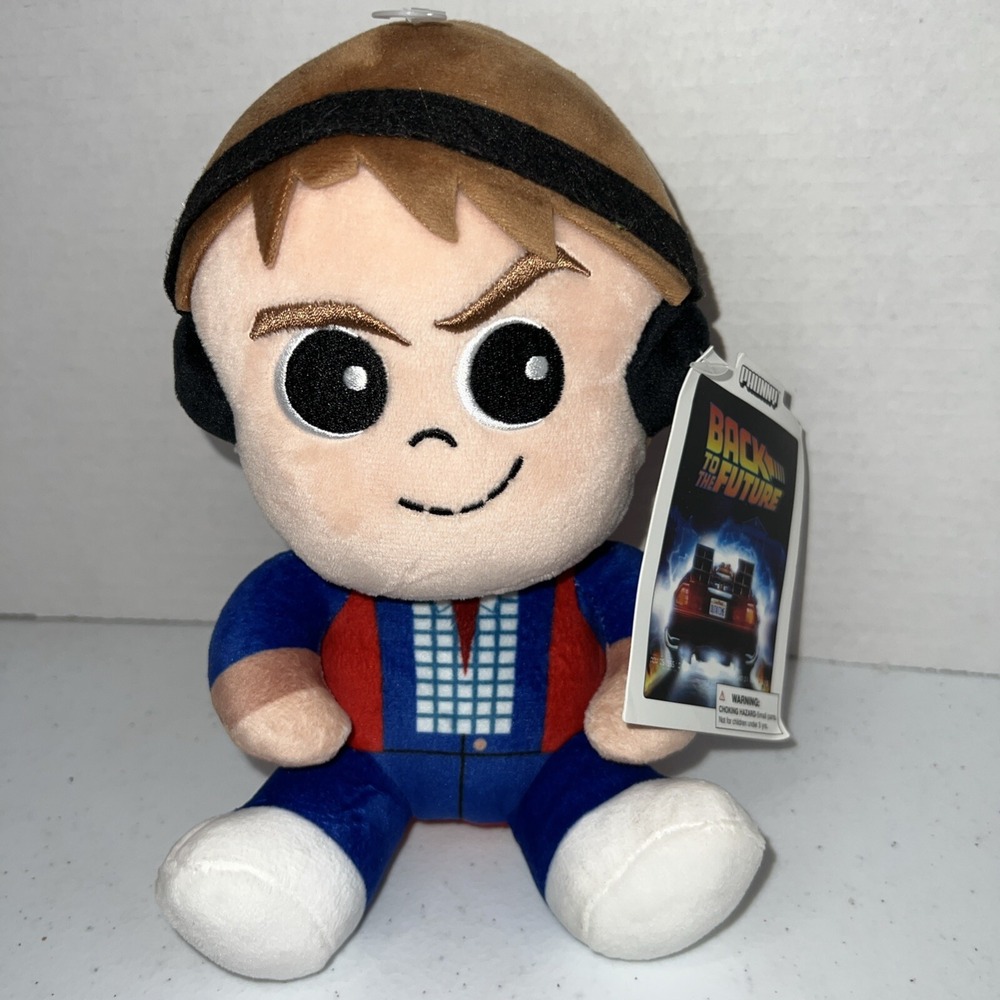 Marty McFly Kidrobot Phunny Plush Doll Toy Back To The Future Michael J Fox 8"
